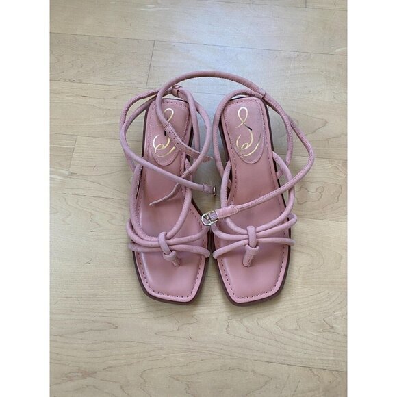 SAM Edelman Bnwot "Dia" Ankle Strap Kitten Heel Women New - Picture 2 of 8